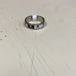 Stainless steel Skull Band Ring